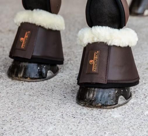 Paraglomi In Pelle Con Agnellino Kentucky Marrone 88295 05BROWN KENTUCKY 