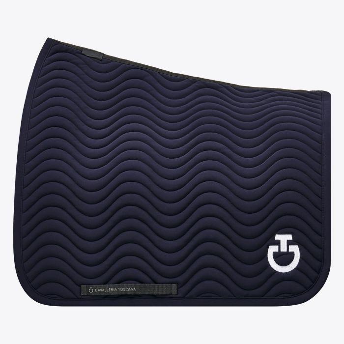 SOTTOSELLA DA DRESSAGE CON TRAPUNTATURA AD ONDA CAVALLERIA TOSCANA 28CT-SOT066JE002 7979NAVY CAVALLERIA TOSCANA