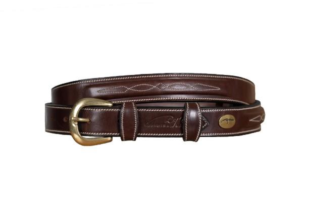 DY'ON FANCY LEATHER BELT DY'ON Marrone BORSE E CINTURE RI19B BROWN DY'ON 