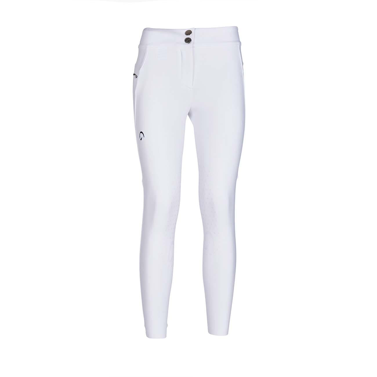 PANTALONE DA EQUITAZIONE DONNA VITA ALTA CON GRIP 09MA-02VENEZIA 001BIANCO MASCHERONI SELLERIA