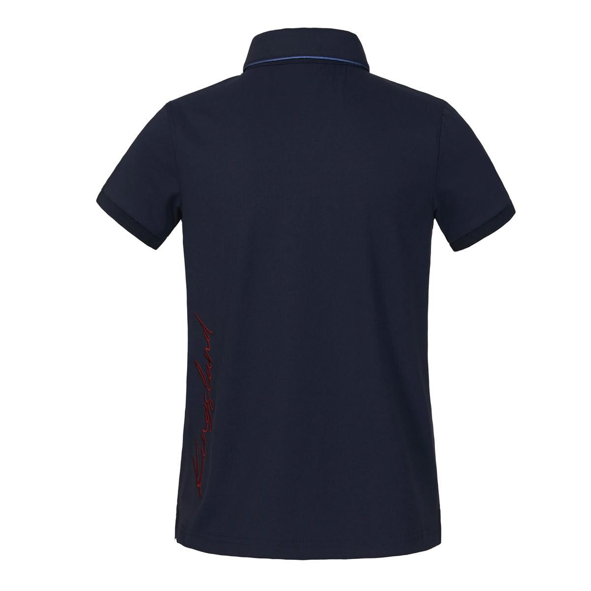 T-SHIRT MANICA CORTA COLLO A V MOD.KLOLIVIA 09KING-2210203316 020NAVY KINGSLAND 