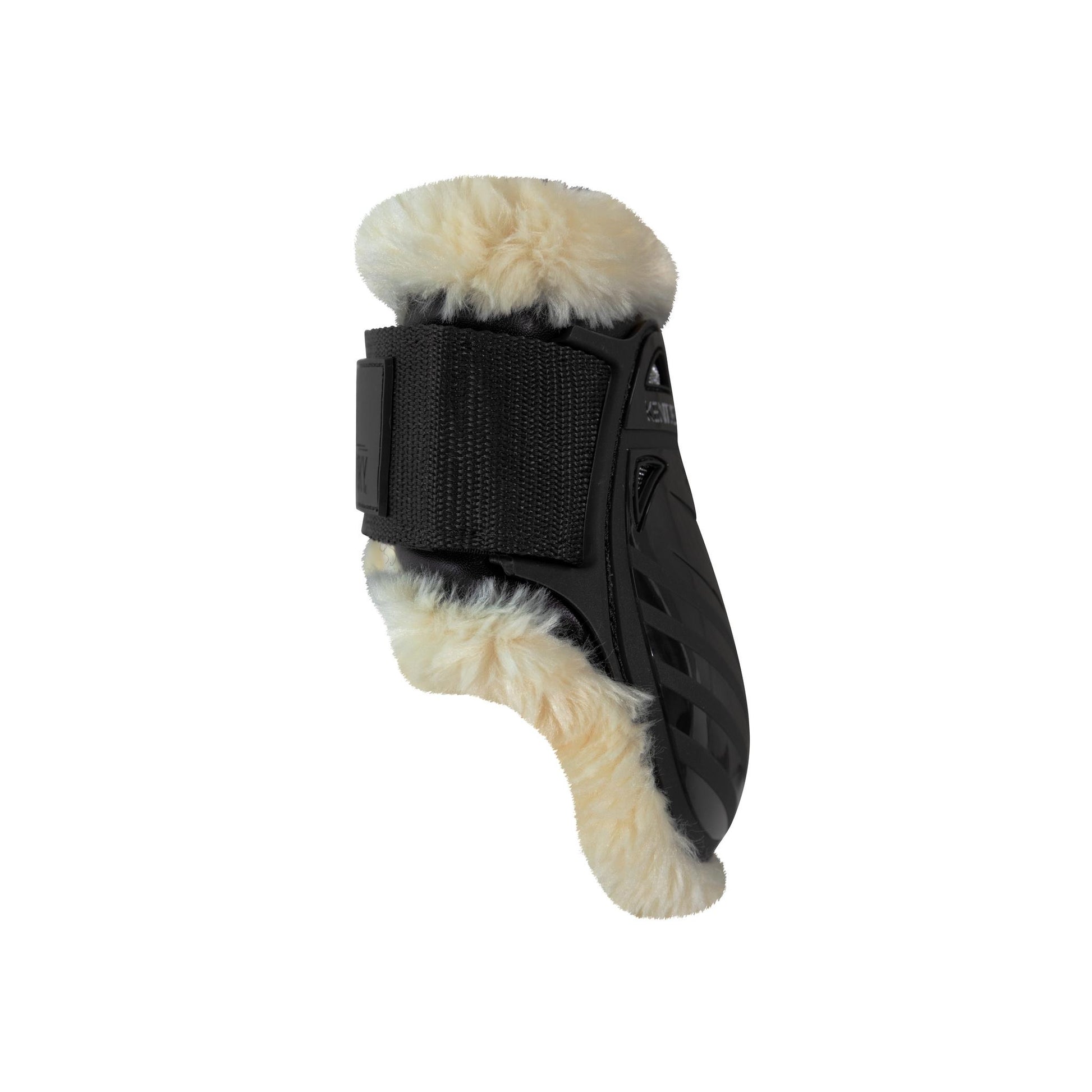 Fetlock boots for GIOVANI horses with AGNELLINO VEGANO 88205 01BLACK KENTUCKY