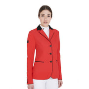 Equestro ELLO RED Giacche Da Concorso ET06001 RED/BLACK EQUESTRO 