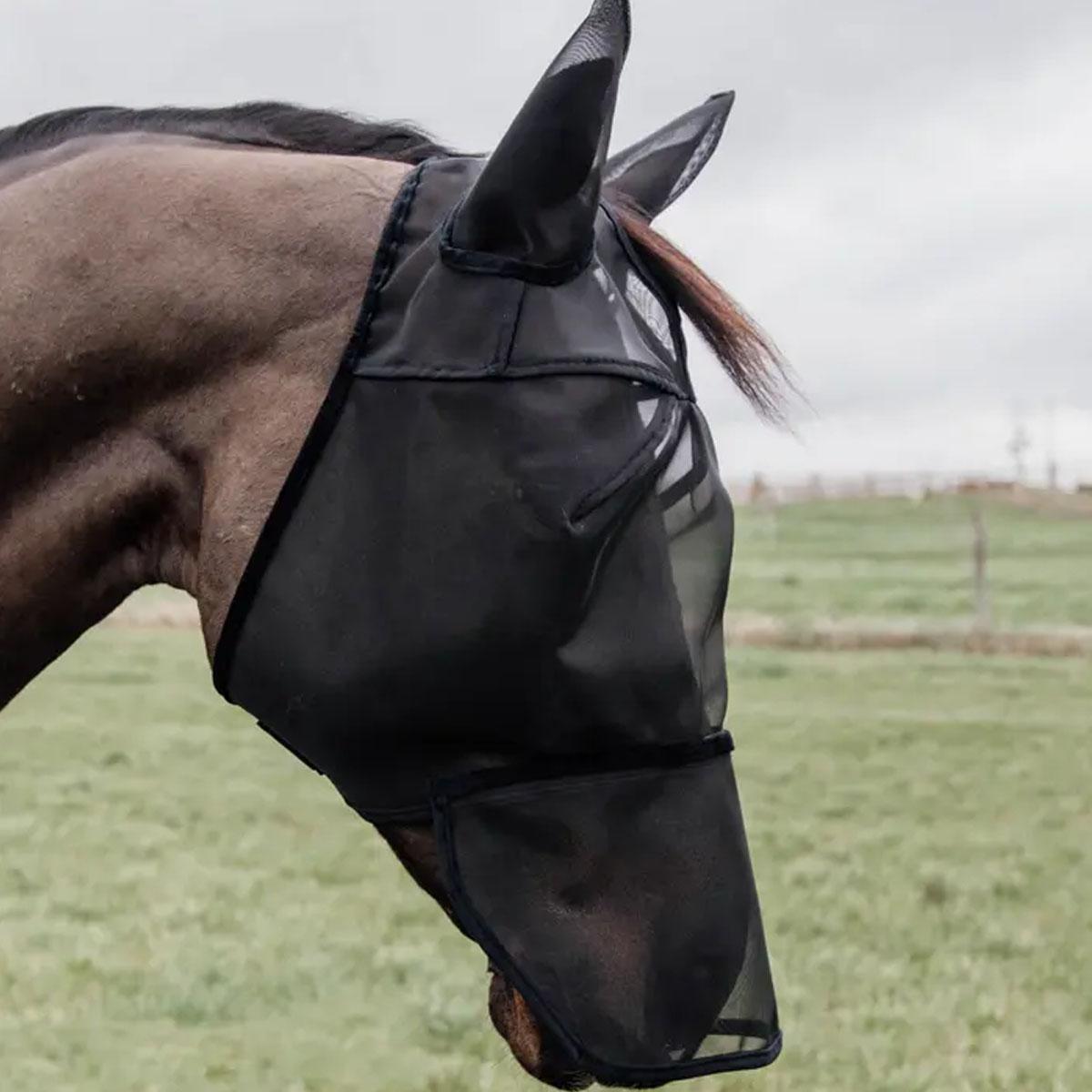 MASCHERA ANTIMOSCHE CON ORECCHIE E NASO 42644 01BLACK KENTUCKY