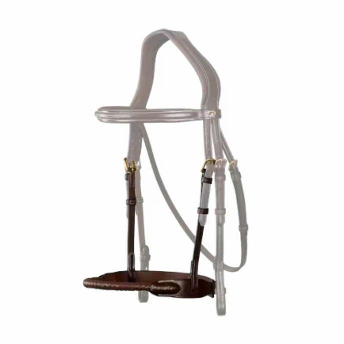 DY'ON LEATHER COVER ROPE NOSEBAND D COLLECTION Marrone CAPEZZINI E CAPEZZE DY04I BROWN DY'ON 