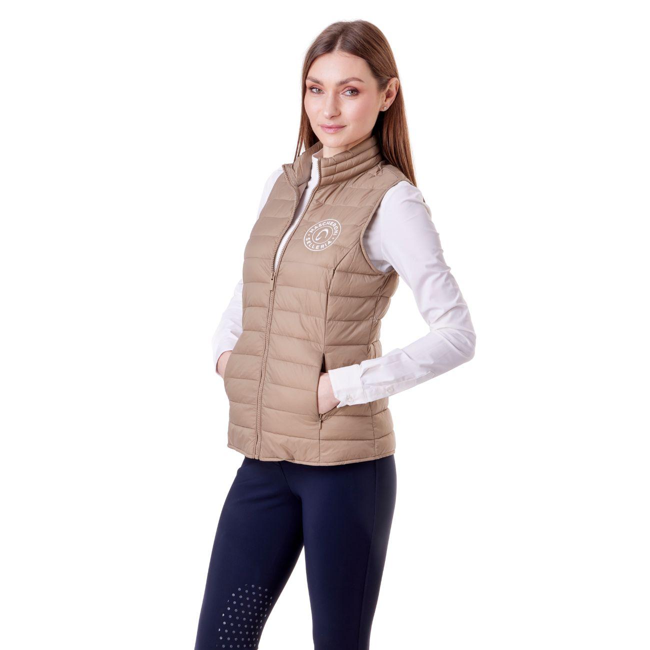 Gilet Imbottito Da Donna Mascheroni Beige 02 BEIGE MASCHERONI SELLERIA 