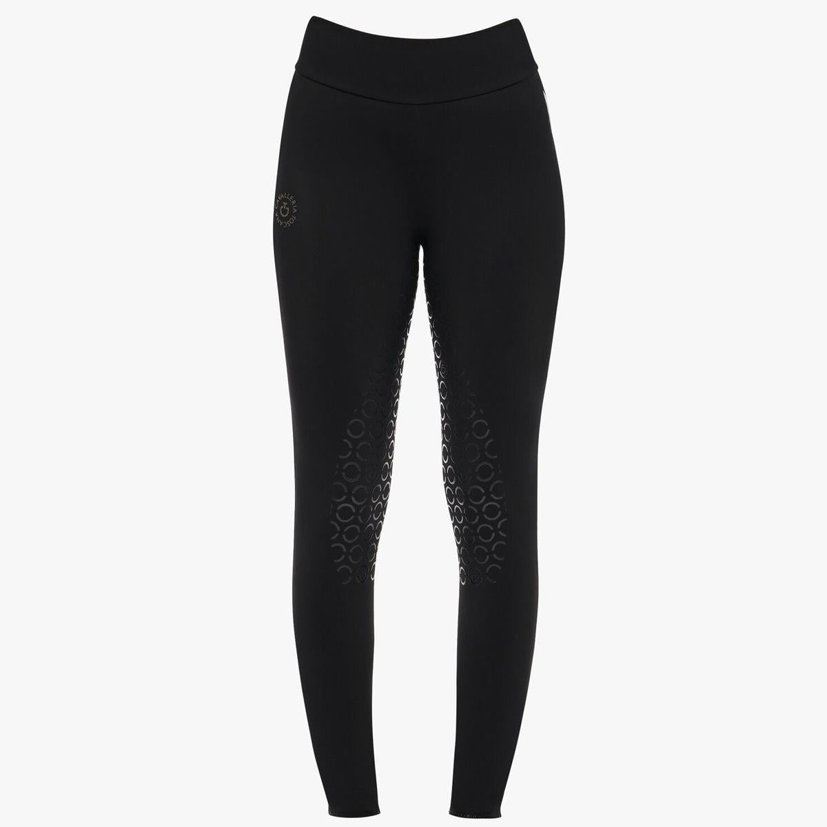 LEGGINGS DONNA JERSEY FULL GRIP CAVALLERIA TOSCANA 29CT-PAD183JE115 9999BLACK CAVALLERIA TOSCANA