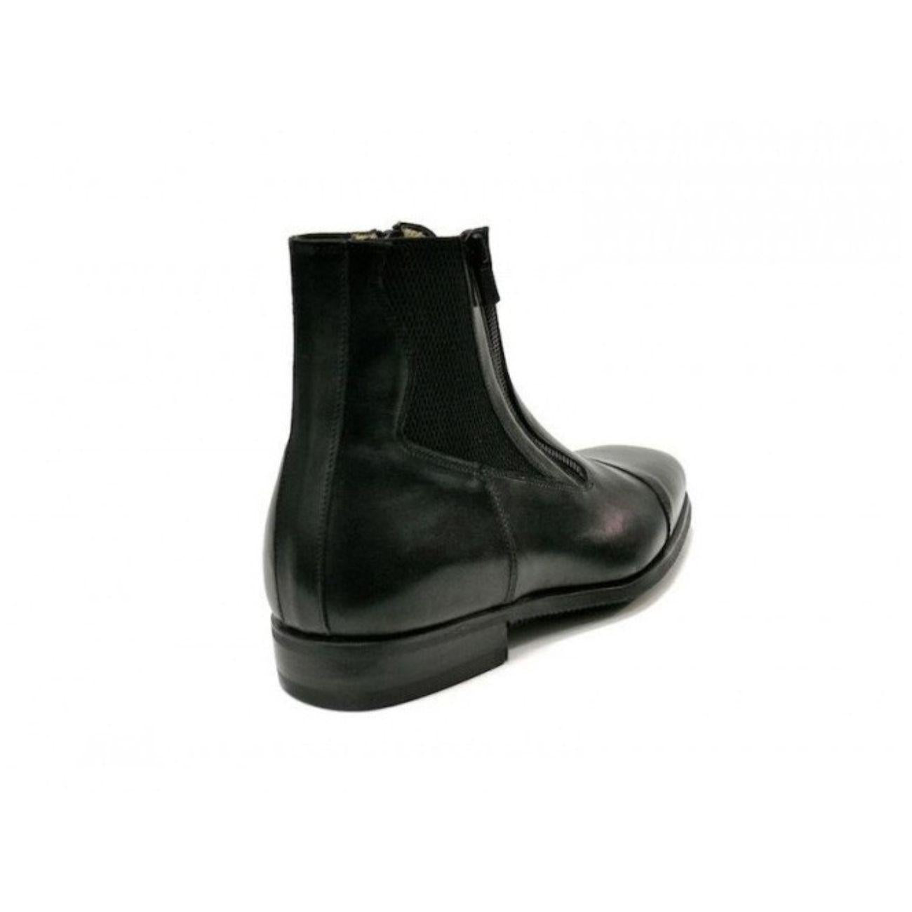 Stivaletto Pelle 'Z2/S Passion' Parlanti Roma 09PTZ2/SPASSION NERO PARLANTI ROMA 