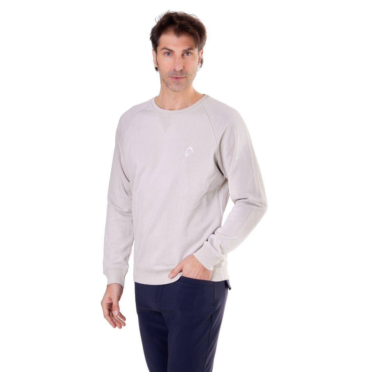 Felpa Da Uomo Girocollo Mascheroni Beige MASCHERONI-K480 CLAY MASCHERONI SELLERIA 