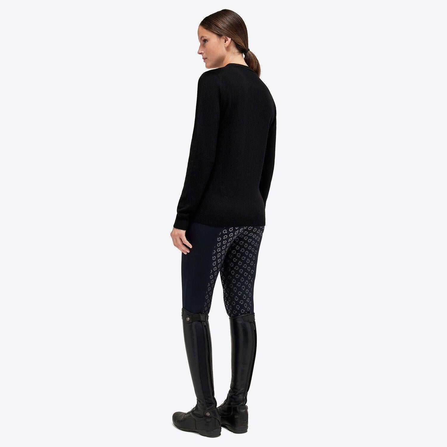 GIROCOLLO DONNA MISTO CASHMIRE CAVALLERIA TOSCANA 29CT-MAD115LA036 9999BLACK CAVALLERIA TOSCANA 
