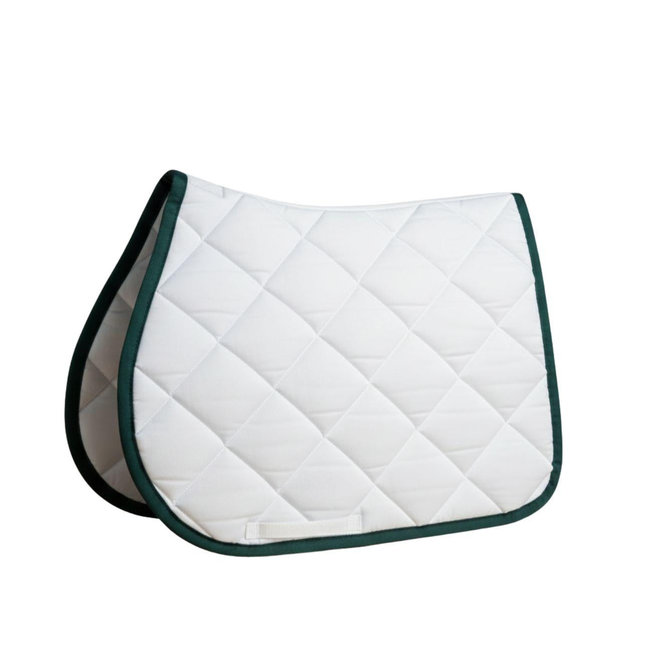 Sottosella Da Salto Con Bordo Verde Mascheroni SOTTOSELLAMASC BIANCO MASCHERONI SELLERIA 