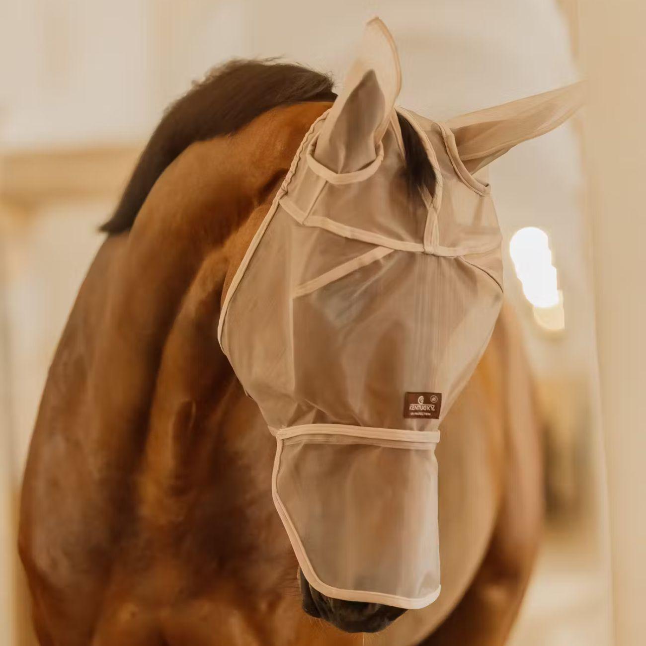 MASCHERA ANTIMOSCHE CON ORECCHIE E NASO 42644 32BEIGE KENTUCKY