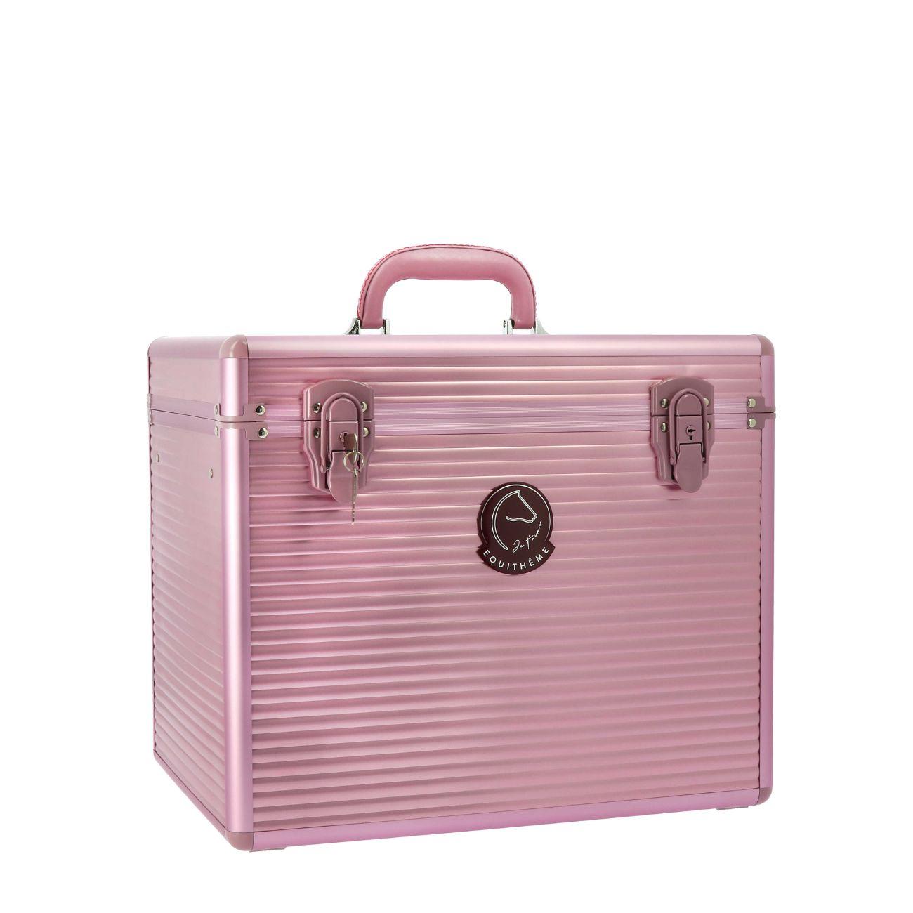 Bauletto Grooming Box Je T'aime Equitheme Rosa 700011 313PINK/BURGUNDY EQUITHEME 