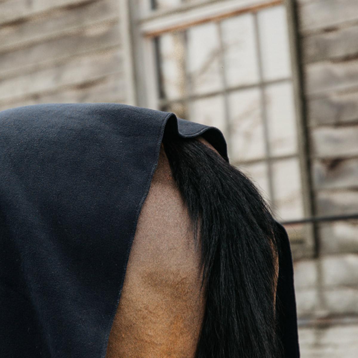 KENTUCKY COPERTA IN PILE 210X200CM HEAVY FLEECE RUG SQUARE Nero coperta per cavallo 09KT52174 BLACK KENTUCKY 