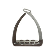 Vita Stirrup-Steel 1 Veredus Silver/Brown VSS4 BR-SILVER/BROWN VEREDUS 