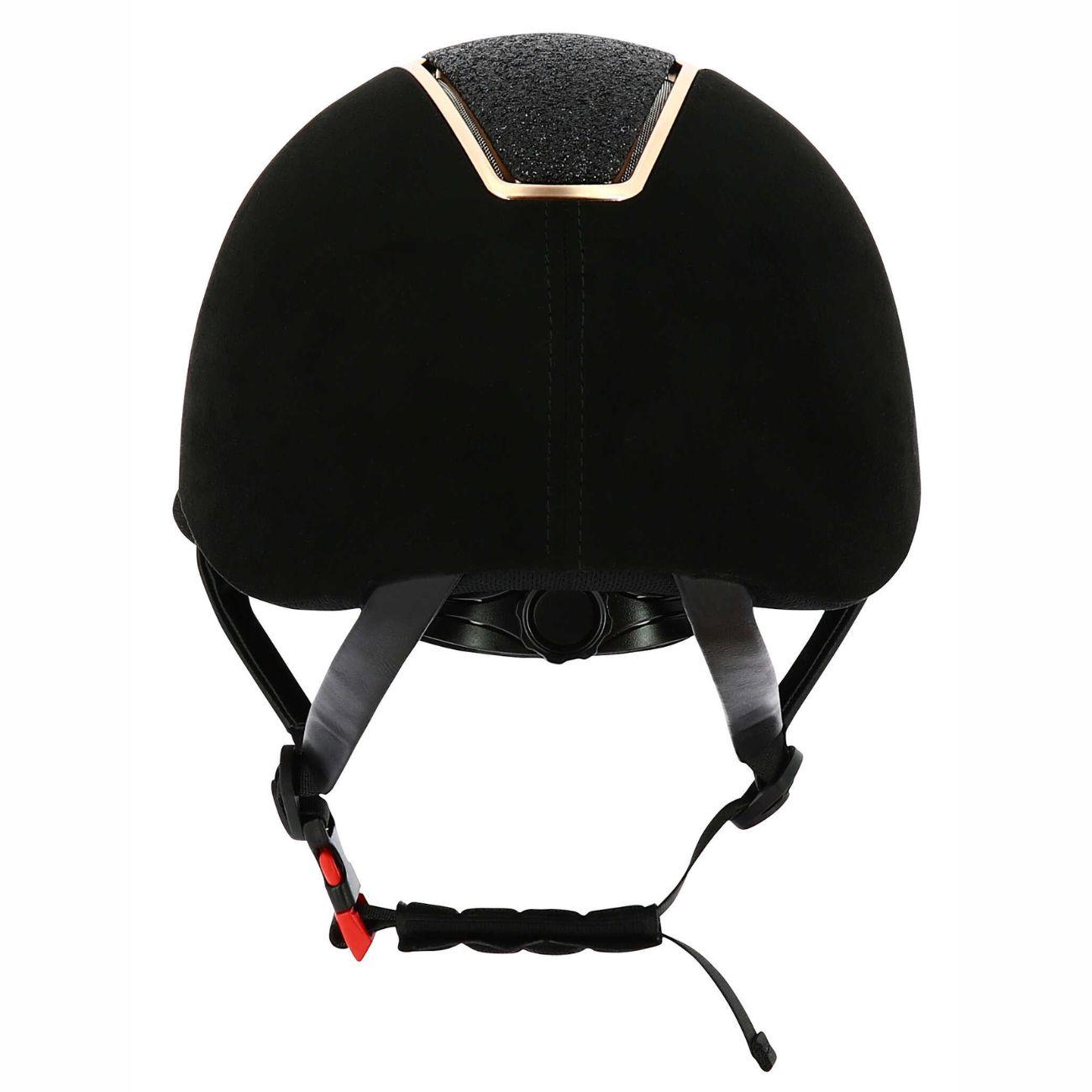 Cap Helmet Glint Lamè Equitheme Nero/Oro Rosa 911452 BLACK/GOLDENPINK EQUITHEME 