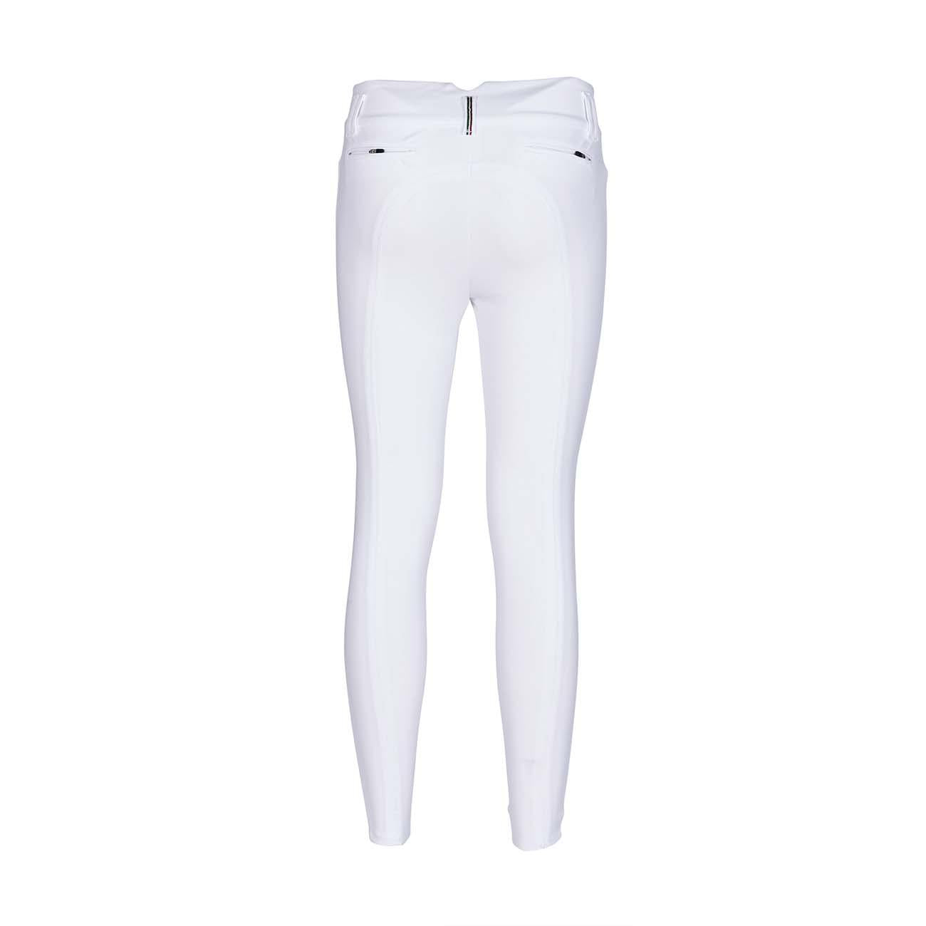 PANTALONE DA EQUITAZIONE DONNA VITA ALTA 09MA-03BERLINO 001BIANCO MASCHERONI SELLERIA 