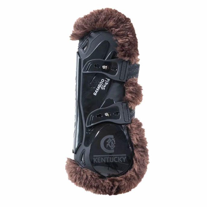 Stinchiere Vegan Sheepskin Tendon Boots Bamboo Elastic Kentucky Nero/Marrone 88102 01-05BLACK/BROWN KENTUCKY 