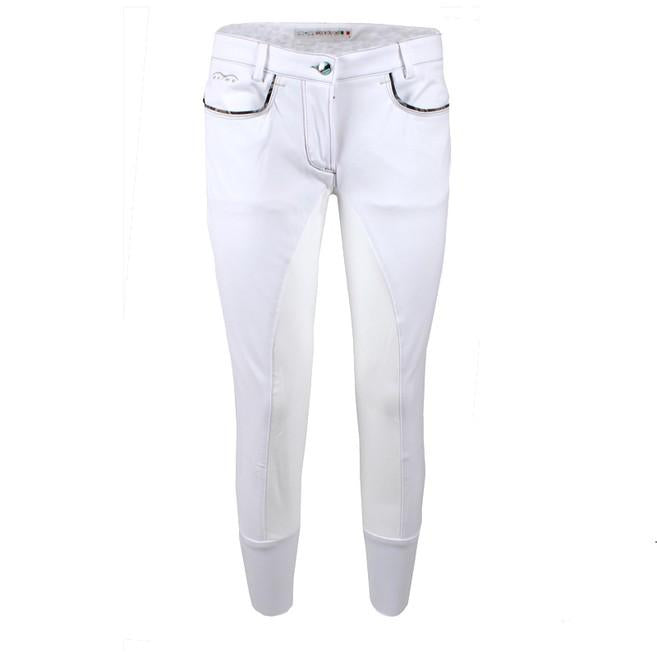 ANIMO Napen 02 Bianco Pantaloni Da Equitazione 12AMNAPEN 02BIANCO. ANIMO 