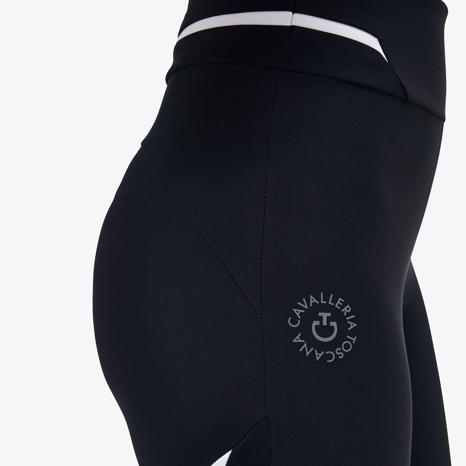 LEGGINS DONNA A VITA ALTA  CAVALLERIA TOSCANA 29CT-PAD176JE115 7901BLU NAVY CAVALLERIA TOSCANA 