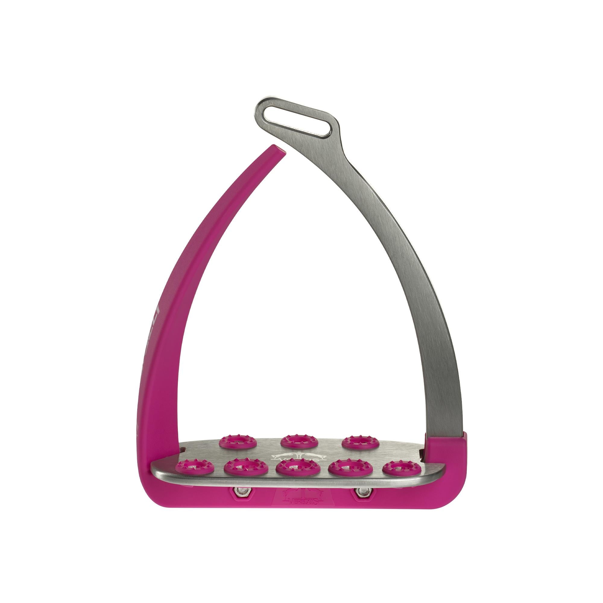 Vita Stirrup-Steel 1 Veredus Silver/Pink VSS4 P-SILVER/PINK VEREDUS 