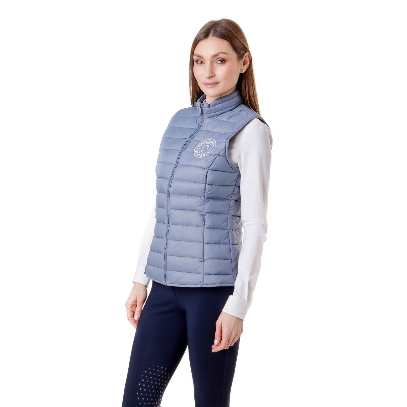 Gilet Imbottito Da Donna Mascheroni Azzurro 02 AZZURRO MASCHERONI SELLERIA 