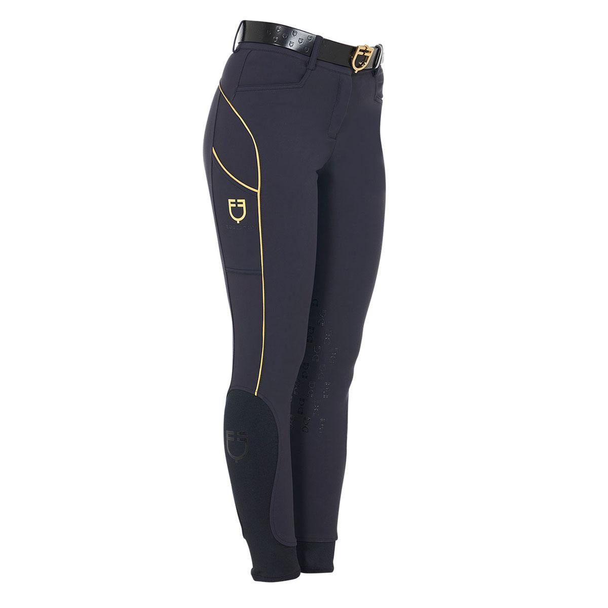 Equestro CON NAVY Pantaloni Da Equitazione 09AMA-ETW00081 NAVY EQUESTRO 