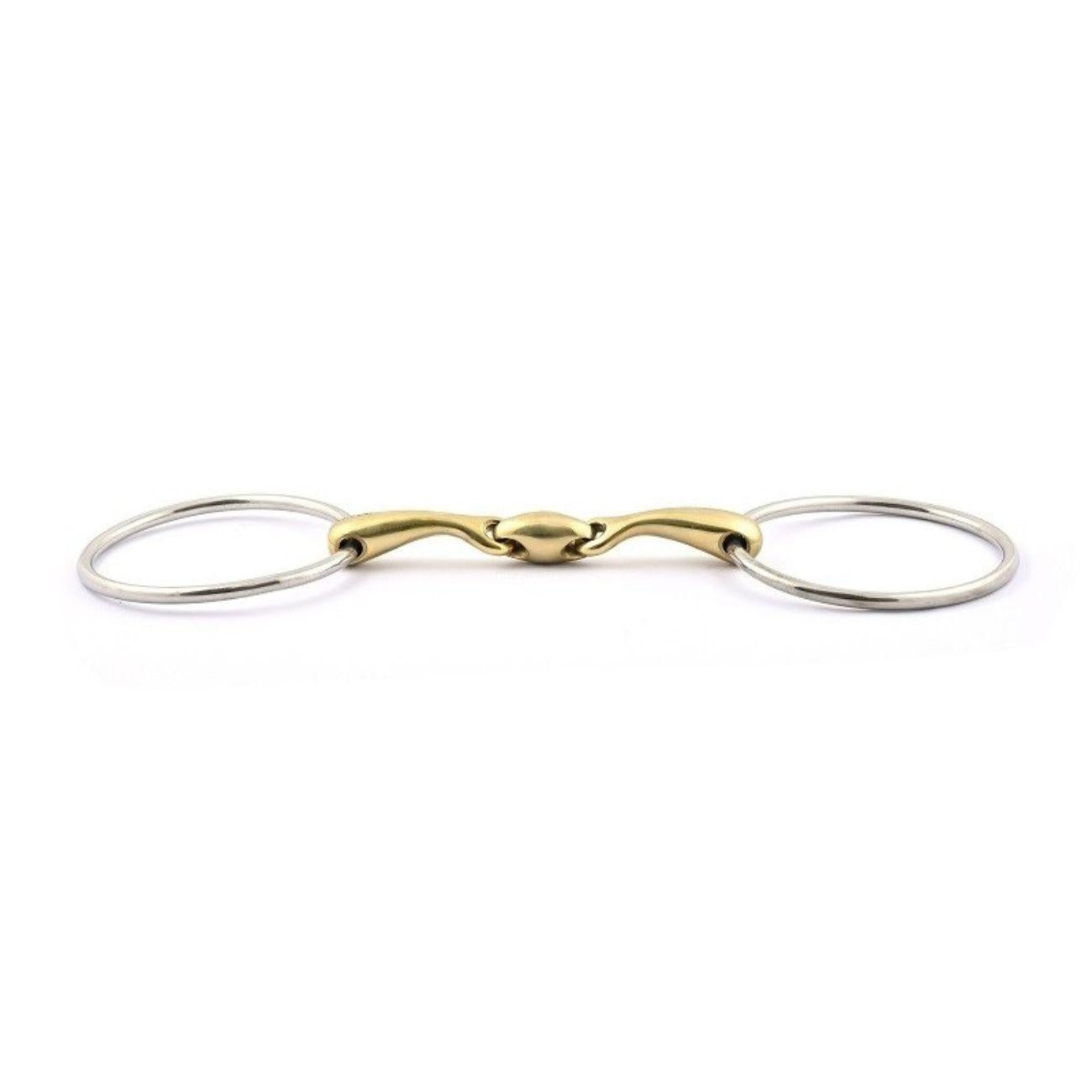 JUMP'IN FILETTO AD ANELLI FRENCH MOUTH SPEZZATO IN 3 JUMP'IN OTTONE filetti ad anelli 0006 09JU0006 OTTONE JUMP'IN 