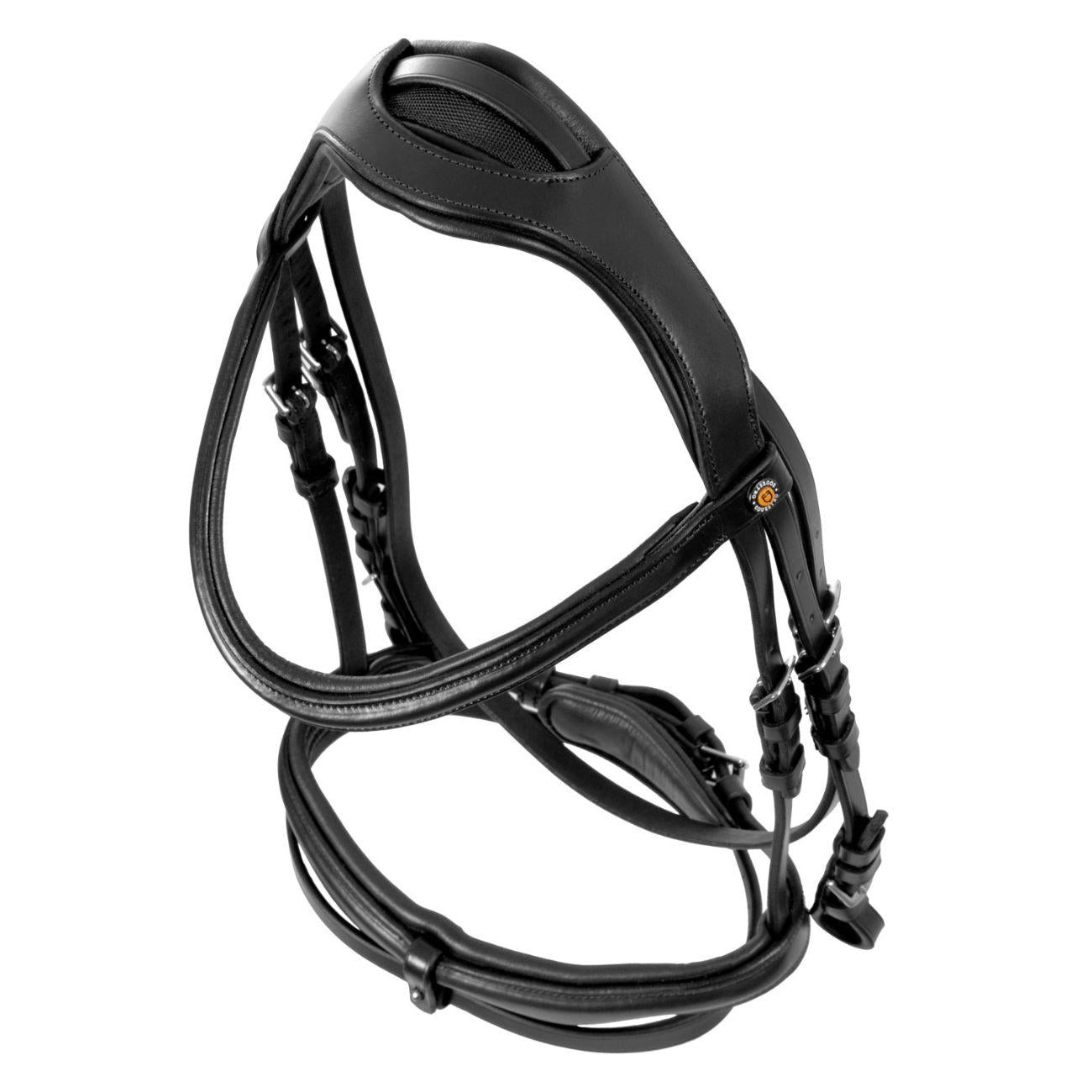 Testiera Con Capezzina Anatomica Equestro ETH01030 BLACK EQUESTRO 