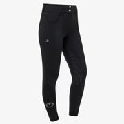 PANTALONI DONNA A VITA ALTA CAVALLERIA TOSCANA 30CT-PAD186JE010 9999 BLACK CAVALLERIA TOSCANA