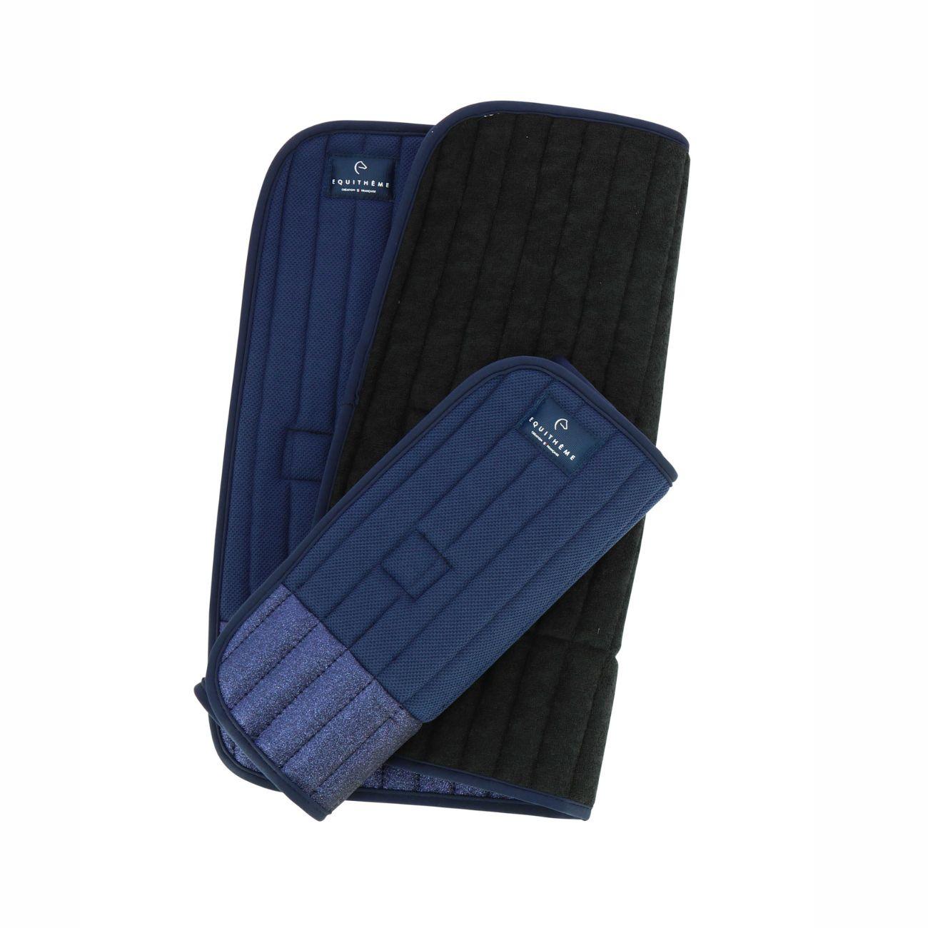 Set 2 Sottofasce Con Glitter 30x45cm Equitheme Blu 32EK-540649-A 00BLU EQUITHEME 