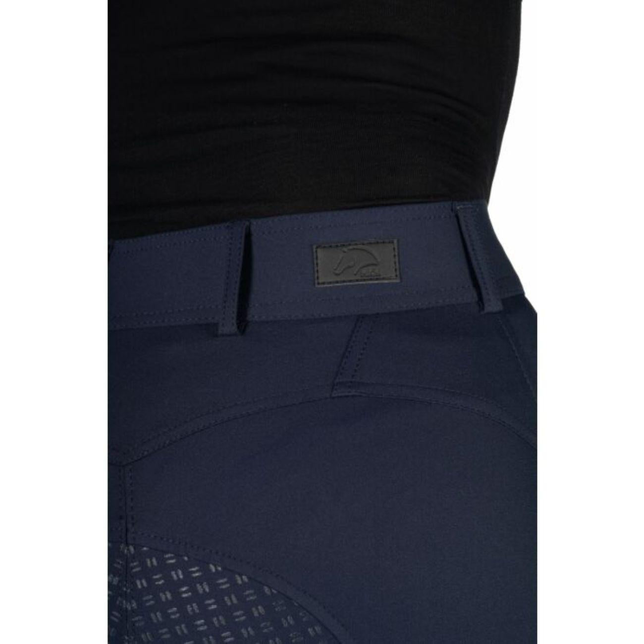 Pantaloni Ari Mid Rise Full Grip HKM Blu 14355 6900NAVY HKM SPORT EQUIPMENT 