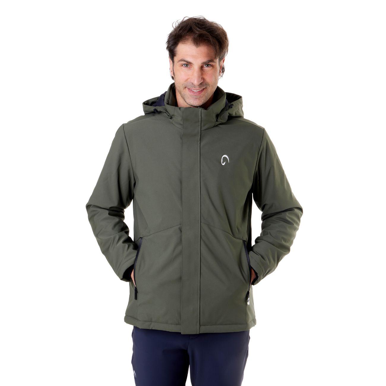 Giubbotto Unisex Con Cappuccio Mascheroni 12K3227MASE319 OIL GREEN MASCHERONI SELLERIA 