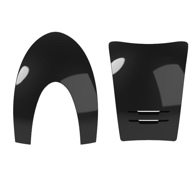 Inserto Anteriore E Posteriore Cap Kep Italia Cromo 2.0 Polish Nero BOX.INS.F.R.P2 BLACK KEP ITALIA 