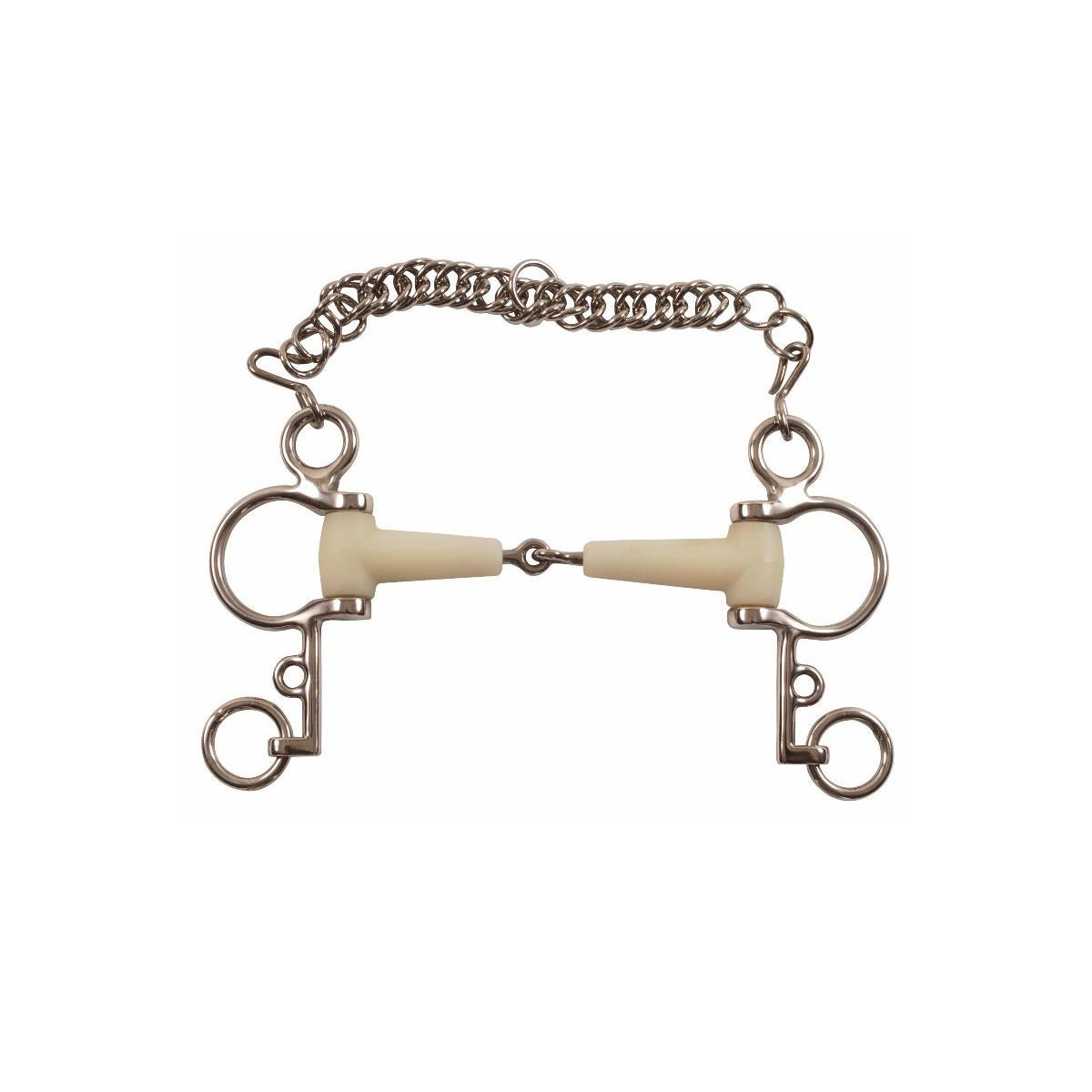 Pelham Snodato Con Barbozzale Happy Mouth 09UMMO00313 INOX HAPPY MOUTH 