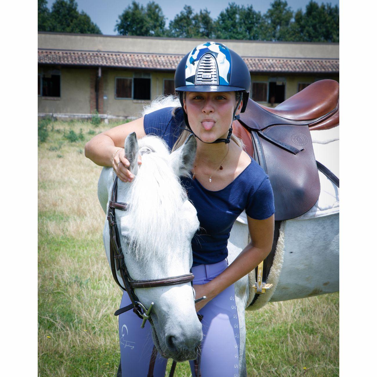 Pantalone Da Equitazione Da Donna Mscheroni By Virginia Tshang Lilla VTPANTS LILLA MASCHERONI SELLERIA 