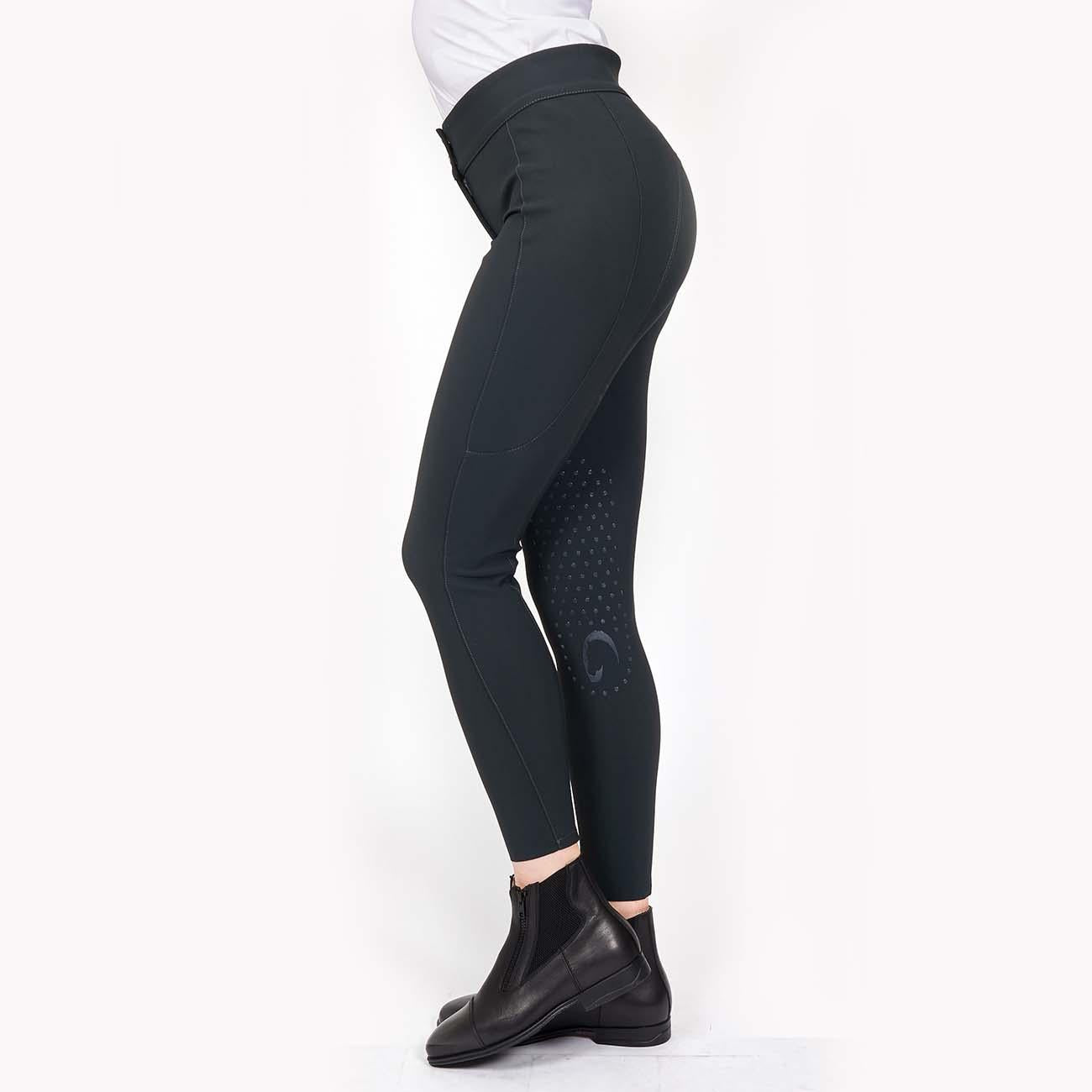 PANTALONE DA EQUITAZIONE DONNA VITA ALTA CON GRIP 09MA-02VENEZIA 344ANTRACITE MASCHERONI SELLERIA 