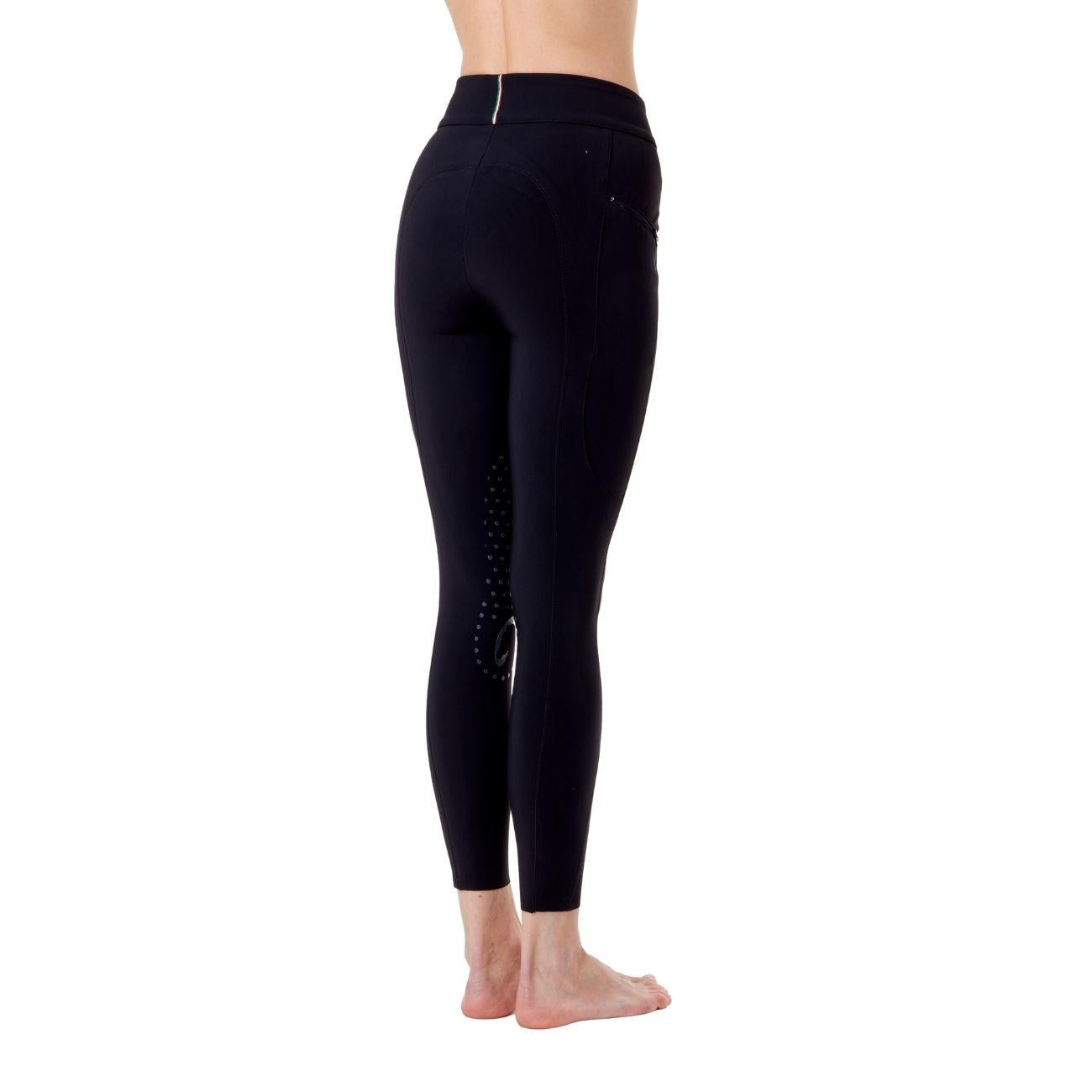 Pantalone Da Donna  Half Grip Venezia Mascheroni Nero 09MA-02VENEZIA 036NERO MASCHERONI SELLERIA 