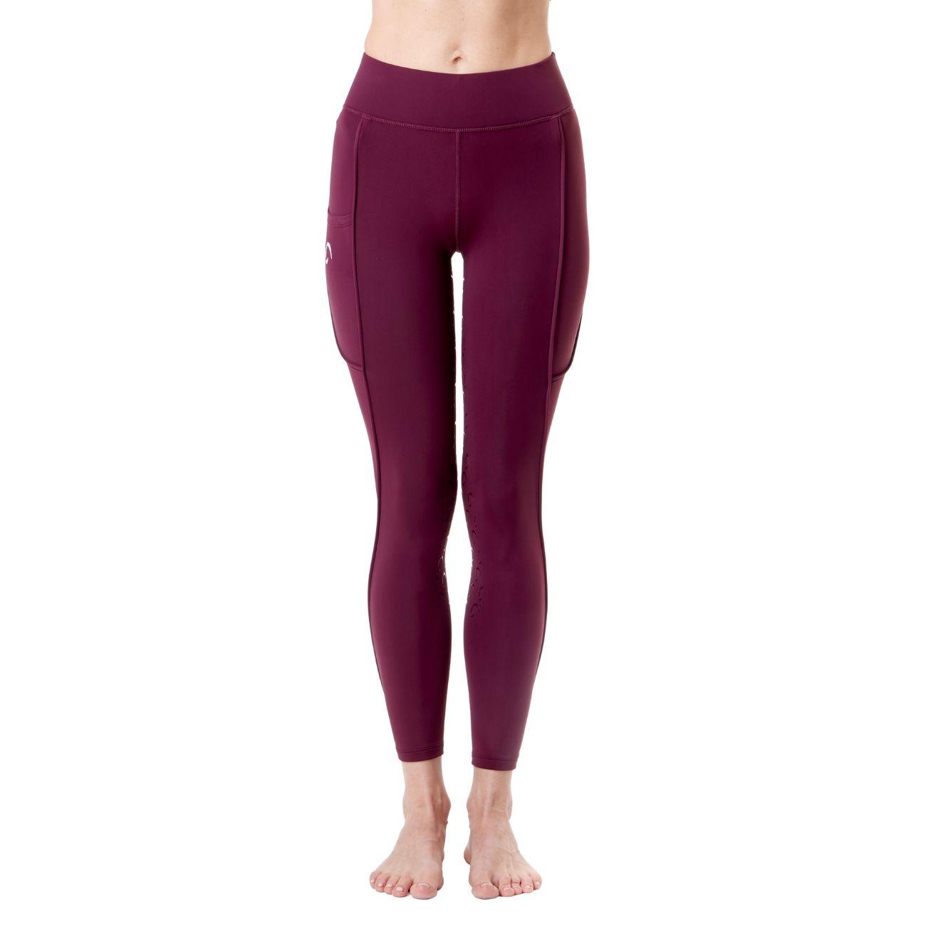 Leggings Donna Full Grip Mascheroni Bordeaux 30MA-LEGGINGS BORDEAUX MASCHERONI SELLERIA 