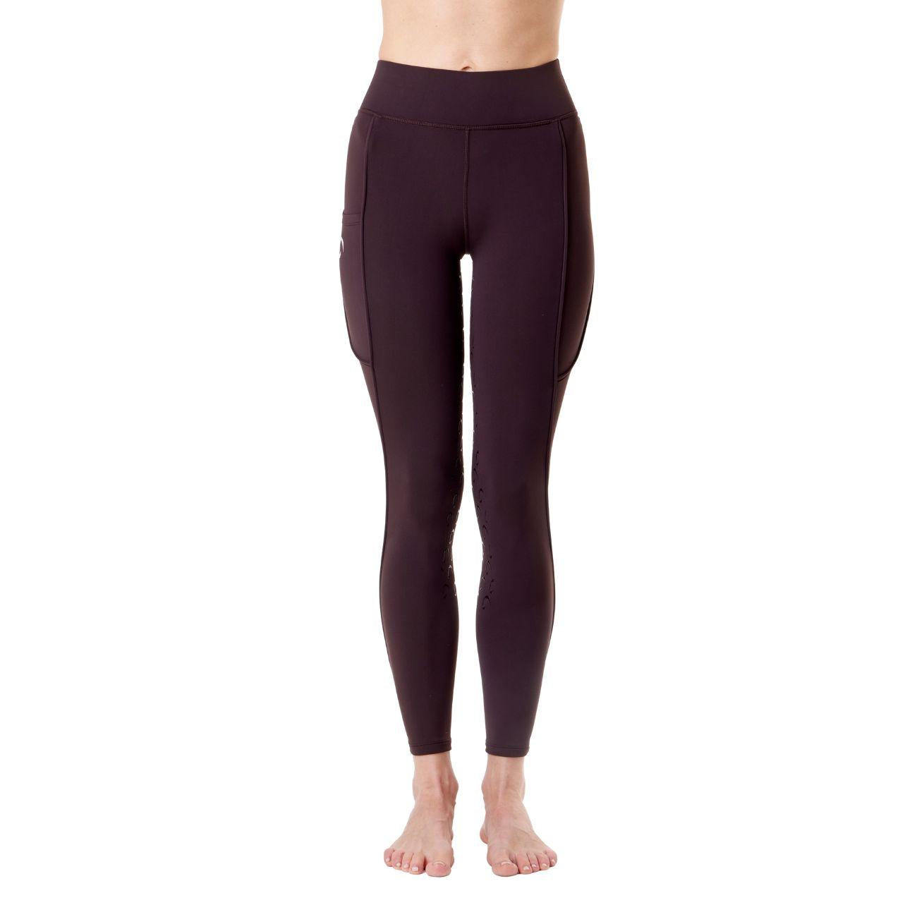 Leggings Donna Full Grip Mascheroni Marrone 30MA-LEGGINGS BROWN MASCHERONI SELLERIA 