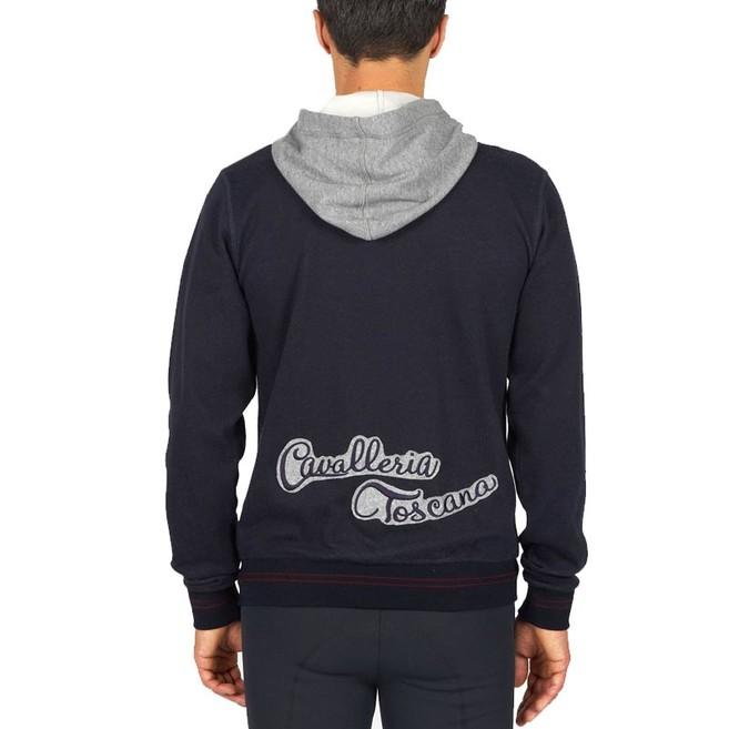 Cavalleria Toscana Felpe E Pull 13CTFEU016FE0167901DAR Blu 13CTFEU016FE016 7901DARBLU CAVALLERIA TOSCANA 
