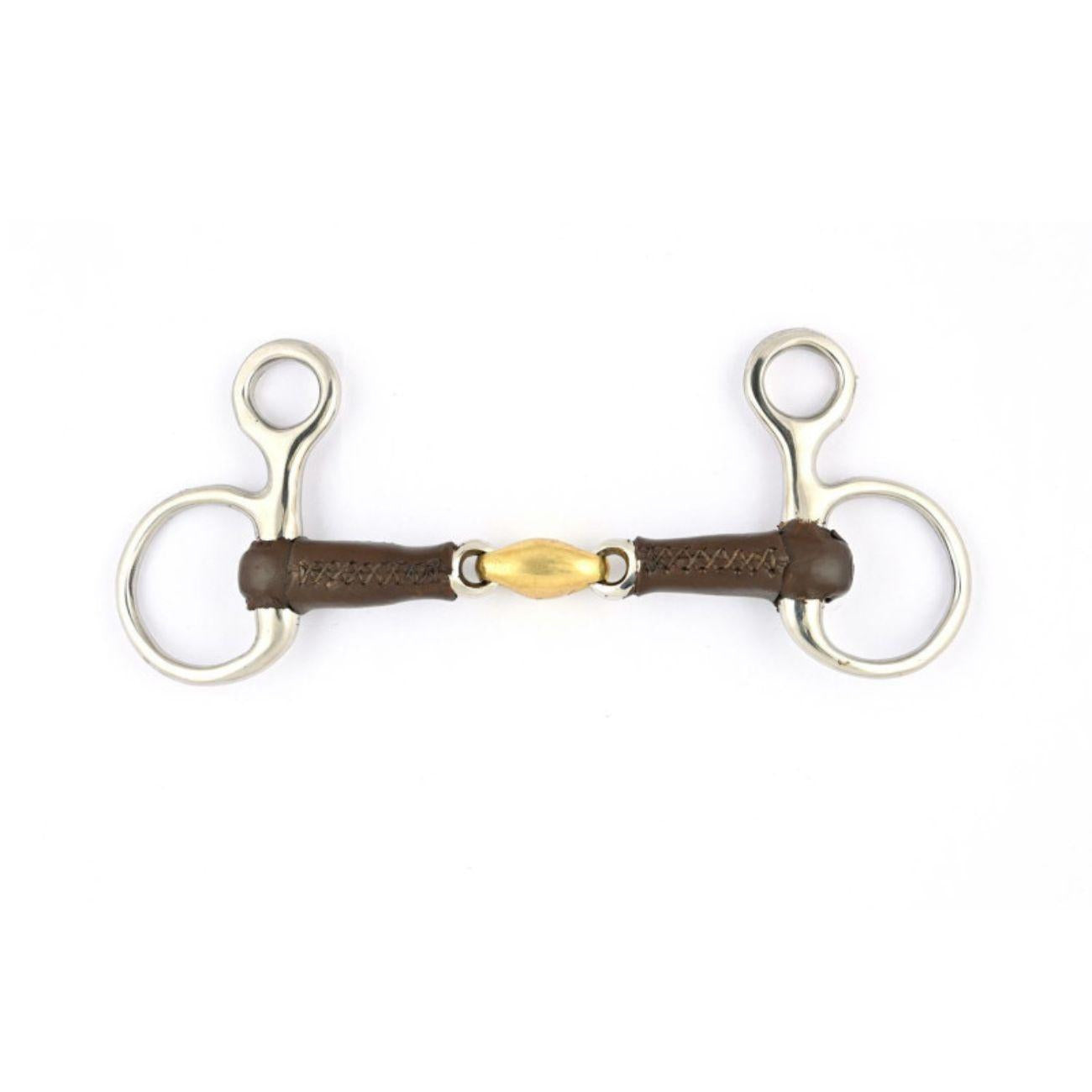 JUMP'IN BAUCHER SPEZZATO IN 3 RIVESTITO IN CUOIO JUMP'IN OTTONE imboccature speciali 10C 09JU10C OTTONE JUMP'IN 