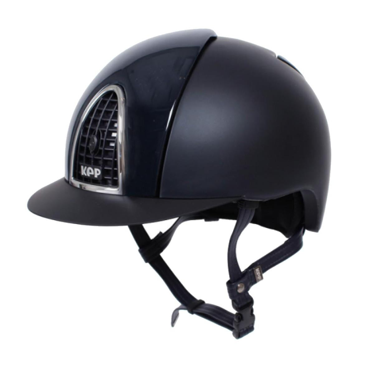 CAP CROMO MAT MASCHERONI CON TASSELLI SHINE 09KECRB-S-MASKE BLU KEP ITALIA 