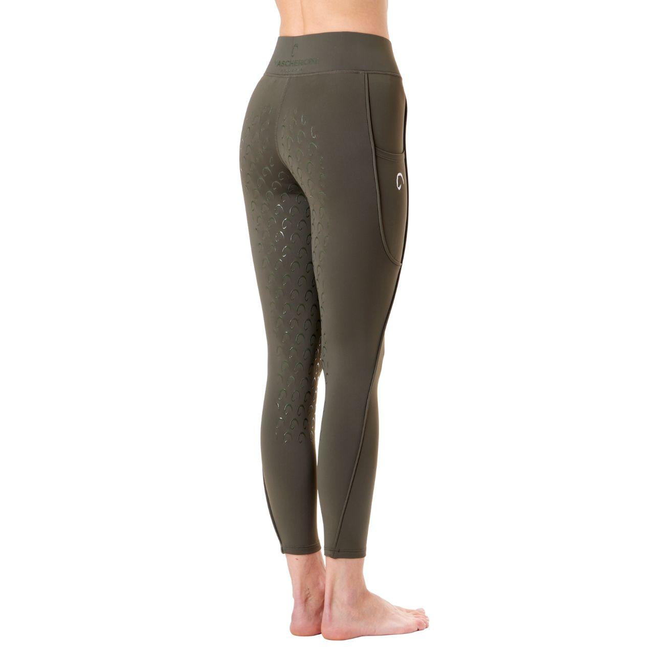 Leggings Donna Full Grip Mascheroni Verde 30MA-LEGGINGS GREEN MASCHERONI SELLERIA 