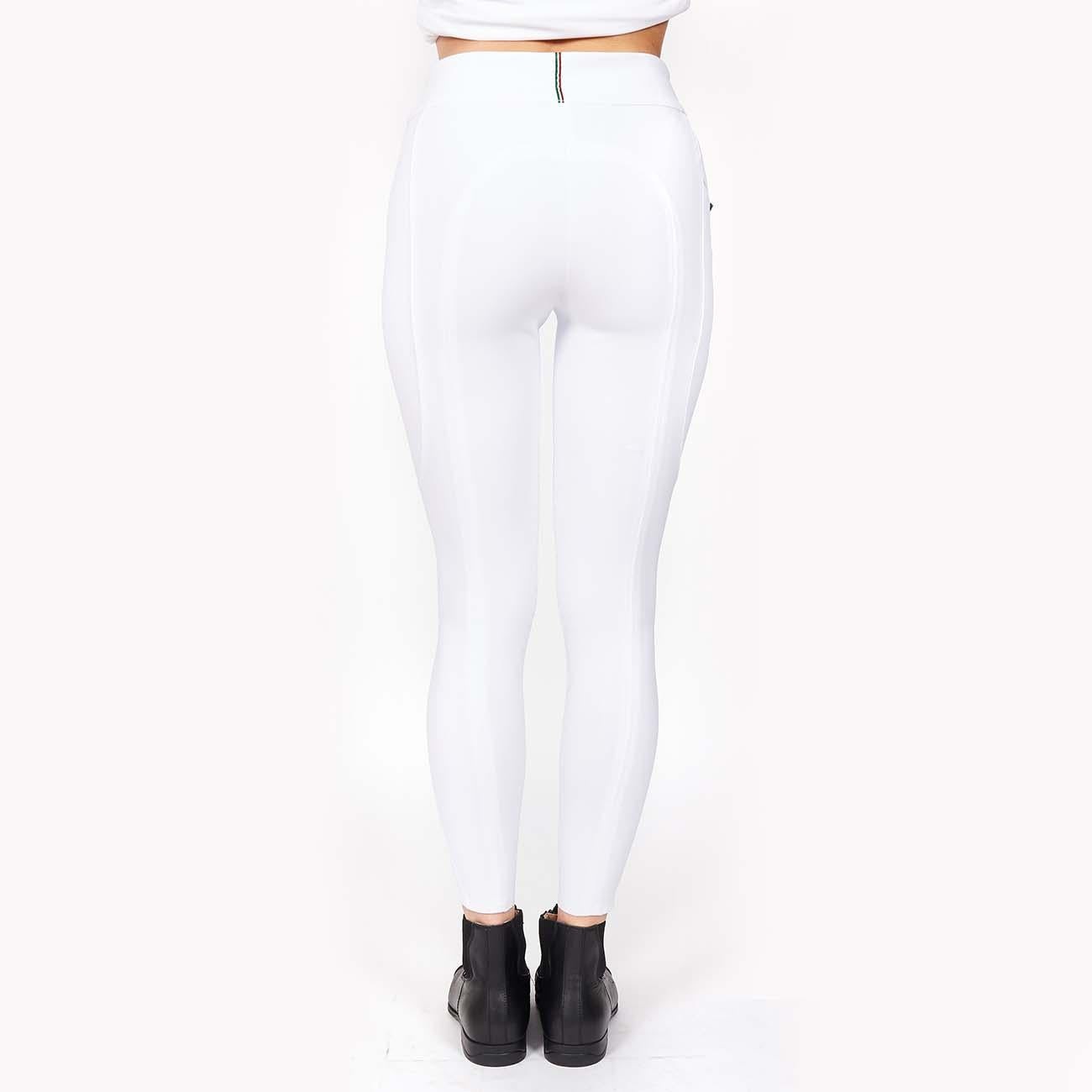 PANTALONE DA EQUITAZIONE DONNA VITA ALTA CON GRIP 09MA-02VENEZIA 001BIANCO MASCHERONI SELLERIA 