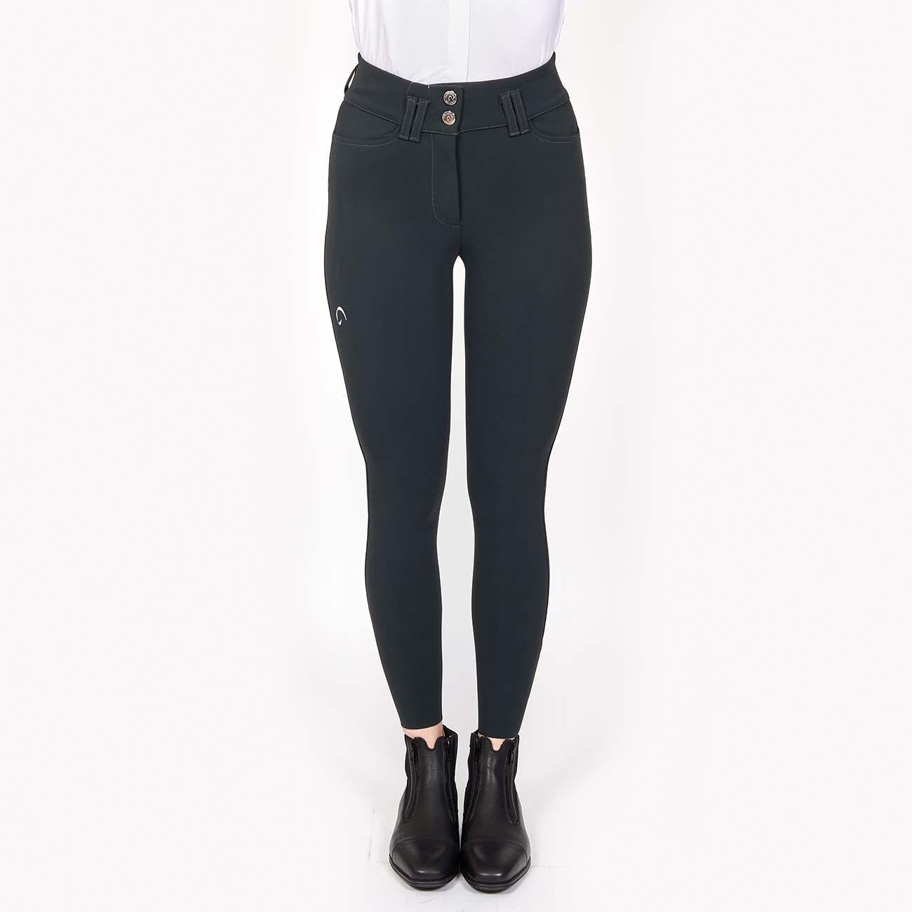 Pantalone da Equitazione Da Donna Half Grip Berlino Mascheroni Grigio Antracite 09MA-03BERLINO 344ANTRACITE MASCHERONI SELLERIA 