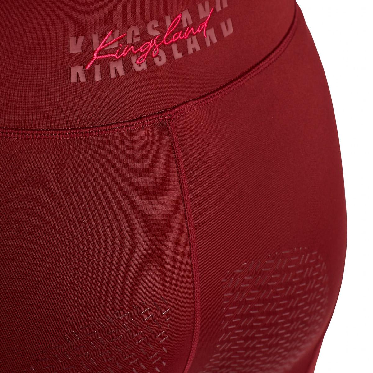 LEGGINS DONNA DA EQUITAZIONE FULL GRIP 09KING-2210246340 030BURGUNDY KINGSLAND 