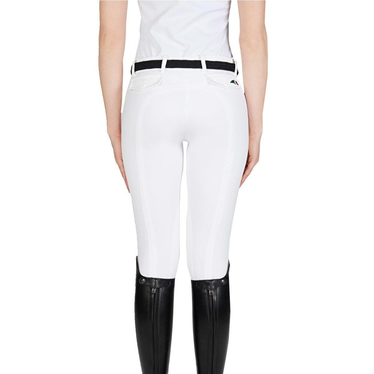 Pantalone Boston Equiline Bianco 09EQN8663 001BIANCO EQUILINE 