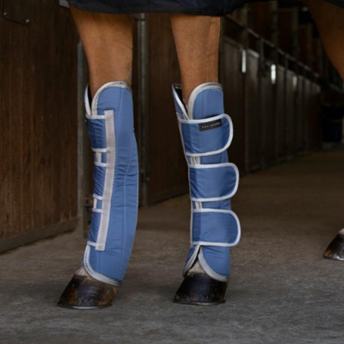 EKKIA Paracolpi Trasporto Tyrex 600 D brushing boots Set 2Pz Blu Paracolpi Trasporto 32EKKIA-400752FS 003BLU EKKIA