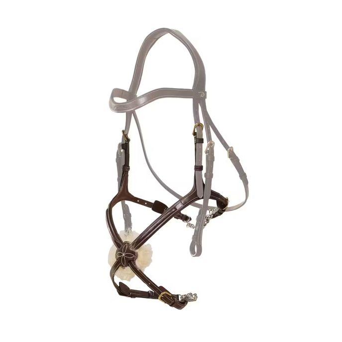 DY'ON CAPEZZINO INCORCIATO CON CATENA DYON DY COLLECTION Marrone CAPEZZINI E CAPEZZE DY044 BROWN DY'ON 